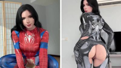 Sweetie fox passionate spider woman spider girl! คลิปโป๊ฝรั่ง
